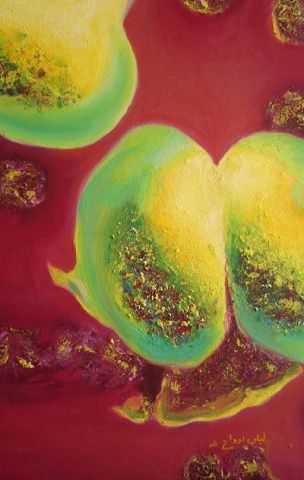 Les bacteries Gonocoque - Peinture - Leila Ameddah 