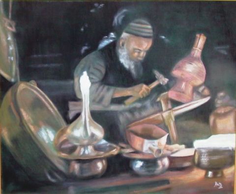 artisan arabe - Peinture - Tania34