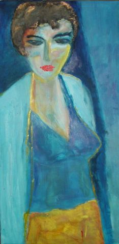 L'artiste Pilar Bamba - Te pintare de azul