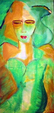 Te pintare de verde - Peinture - Pilar Bamba