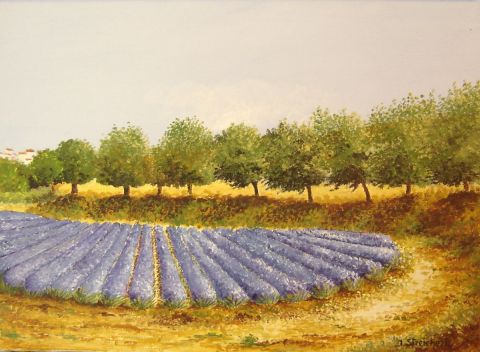 Lavandes a Valensole - Peinture - streichert-hoffart Lavandes a Valensole - Peinture - streichert-hoffart