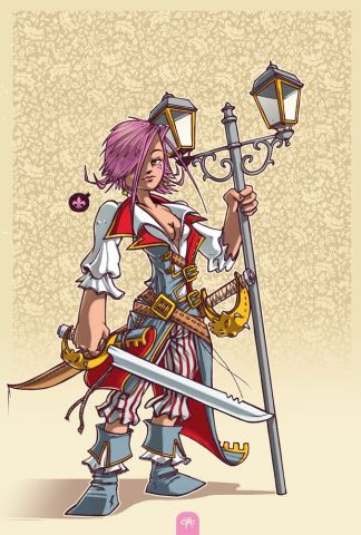 Pirate - 1 - Illustration - supacat Pirate - 1 - Illustration - supacat