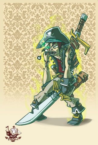 Pirate - 8 - Illustration - supacat Pirate - 8 - Illustration - supacat