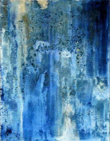 L'artiste carina cornelissen - periode bleue n2