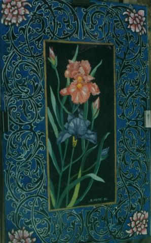 fleurs arabesques - Peinture - krimo