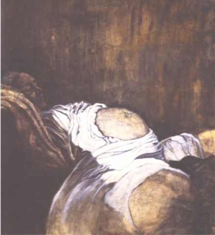 Femme enceinte - Peinture - francoisefabre