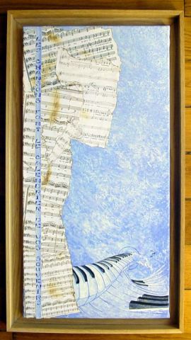 L'artiste Mabdeco - Le piano sur la mer