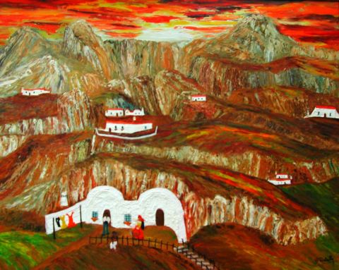 L'artiste Catherine Dutailly - Las cuevas Guadix L'artiste Catherine Dutailly - Las cuevas Guadix