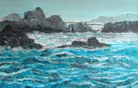 L'artiste Catherine Dutailly - Ouessant