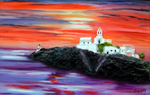 L'artiste Catherine Dutailly - Siphnos les Cyclades