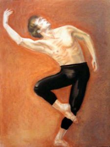Peinture de fafa: le danseur etoile