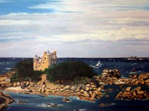 Peinture de fafa: chateau breton