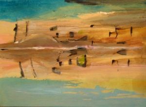 Peinture de Benedetta Segala: Vent de sable