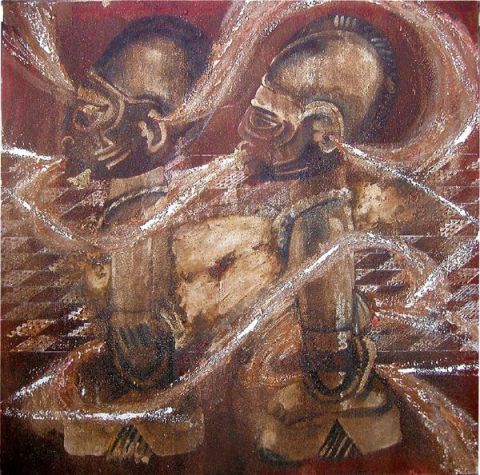 Les Jumeaux - Peinture - mina Les Jumeaux - Peinture - mina