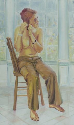 Anne le modèle - Peinture - Johanne Molaison Anne le modèle - Peinture - Johanne Molaison