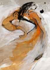 L'artiste corine Pagny - danse