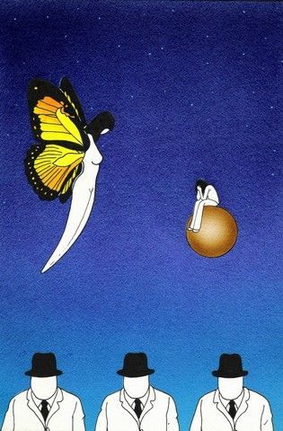 papillon - Illustration - Michel