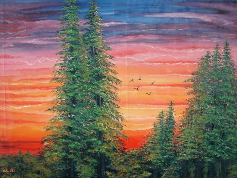 couhcher de soliel - Peinture - Nibani couhcher de soliel - Peinture - Nibani