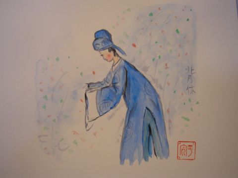 Zhōng guó rén   中国人 - Peinture - Catherine FALIZE