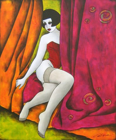 L'Alcôve - Peinture - Ah Tatieva L'Alcôve - Peinture - Ah Tatieva