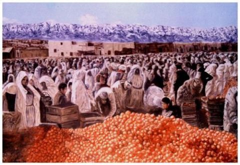 LE SOUK - Peinture - Nibani LE SOUK - Peinture - Nibani