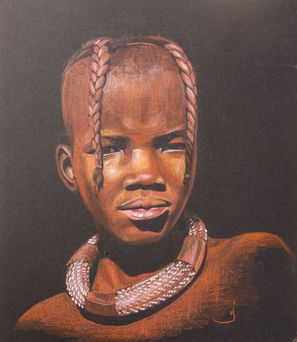 L'artiste naho - jeune homme himba