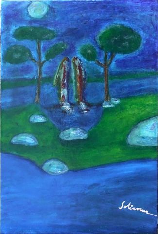 Jardin des coeurs - Peinture - Jolicoeur Jardin des coeurs - Peinture - Jolicoeur