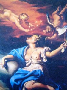 Peinture de Luigi Latini De Marchi - Maitre Venitien : THE DIADEM OF VENUS