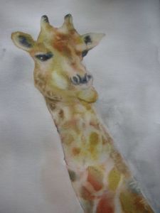 Voir cette oeuvre de Foriat Isabelle: la girafe