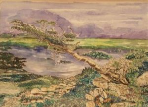 Voir cette oeuvre de savanna Yung : Paysage du marais