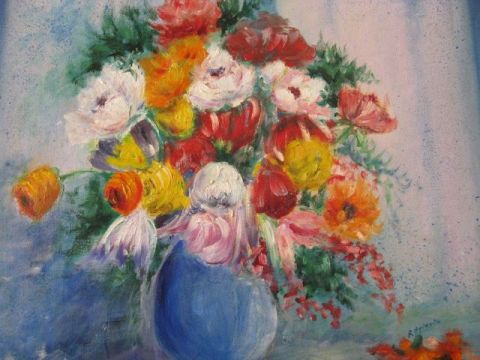 bouquets  - Peinture - robin