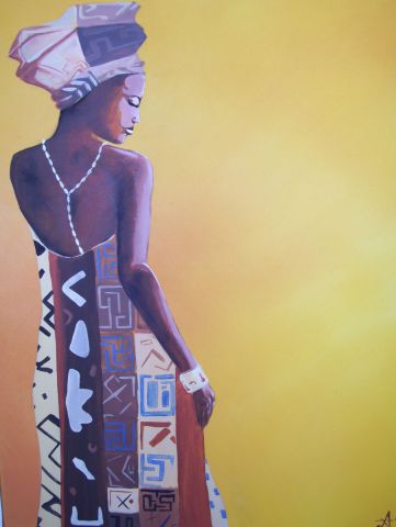femme africaine - Peinture - creatnath femme africaine - Peinture - creatnath