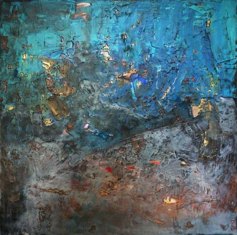 la nouvelle lune - Peinture - Genevieve K dite aussi Gen K la nouvelle lune - Peinture - Genevieve K dite aussi Gen K