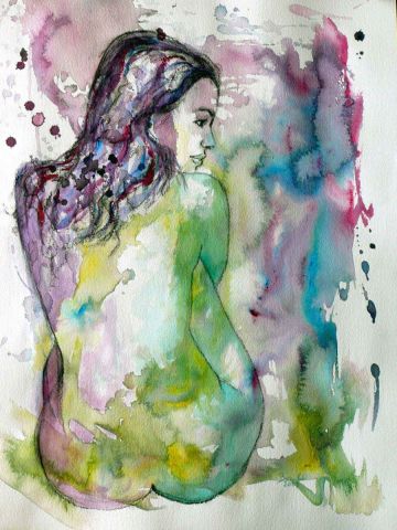Angelique - Peinture - Beatrice CASSAR