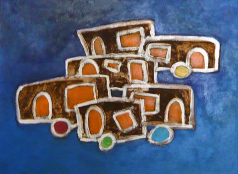 Tierra Gitana - Peinture - gabi jimenez Tierra Gitana - Peinture - gabi jimenez