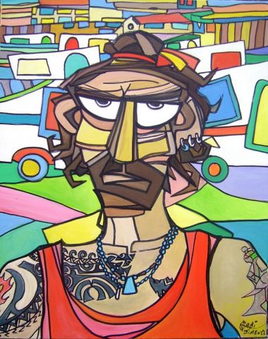 Gabi Autoportrait - Peinture - gabi jimenez Gabi Autoportrait - Peinture - gabi jimenez