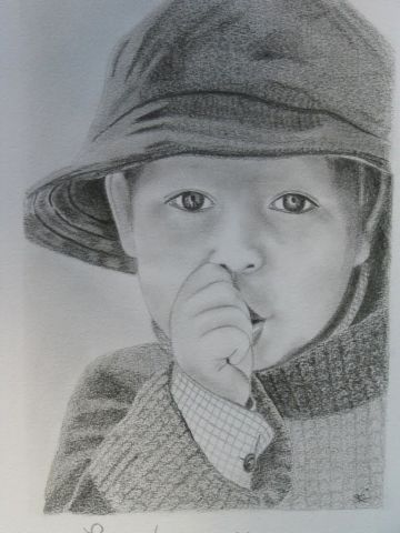 Portrait d'enfant - Dessin - Karine Penvern-Deruelle Portrait d'enfant - Dessin - Karine Penvern-Deruelle