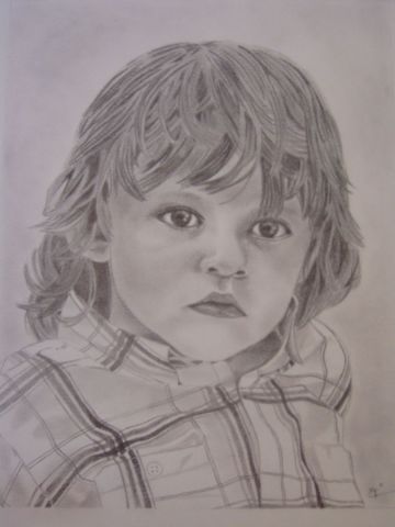 Portrait d'enfant - Dessin - Karine Penvern-Deruelle Portrait d'enfant - Dessin - Karine Penvern-Deruelle