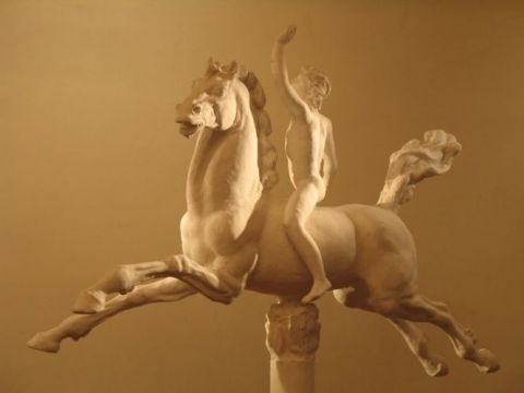 L'artiste Misha Pertsev - cheval