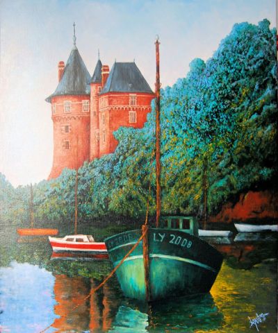 Chateau de PORNIC - Peinture - Yves LARCHER
