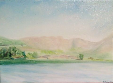 lac de montagne - Peinture - tatiana canaby