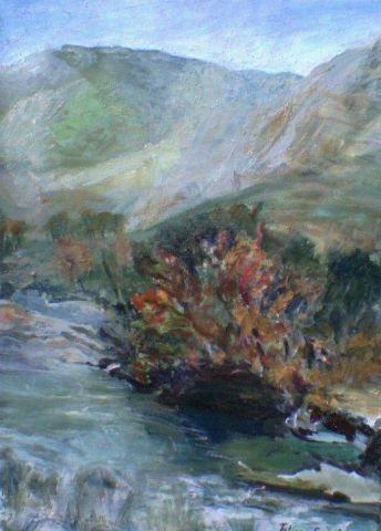 reviera en automne - Peinture - tatiana canaby