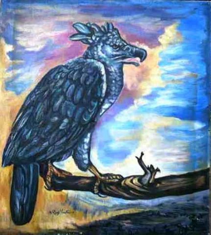 L'artiste rego monteiro - L'aigle Bresilien en extiction