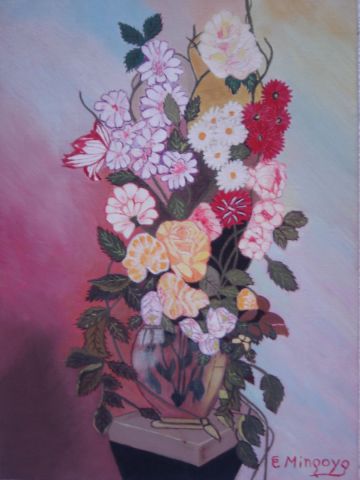 Bouquet Floral - Peinture - Eliane MINGOIA