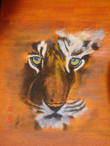 tigre - Peinture - MONIK