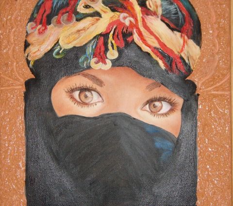 marocaine - Peinture - MONIK