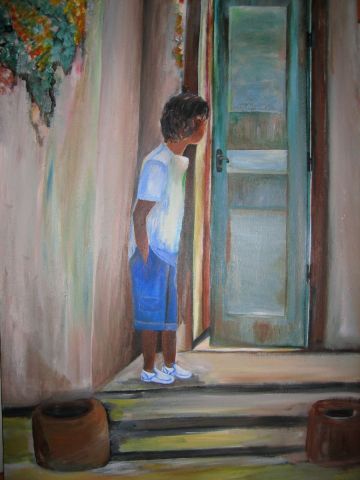 la curiosite- vendue à l'expo LIL'ART - Peinture - acrylamir la curiosite- vendue à l'expo LIL'ART - Peinture - acrylamir