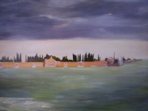 Venise, l'île des morts - Peinture - isa-mariam