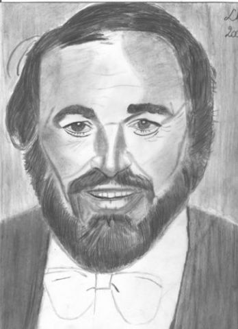 L'artiste laurent moreau - pavarotti