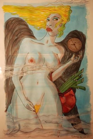 Ménangère - Peinture - Valery Lanou Ménangère - Peinture - Valery Lanou